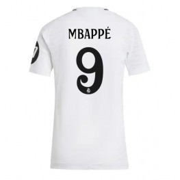 Real Madrid Kylian Mbappe #9 Thuis tenue Dames 2024-25 Korte Mouw
